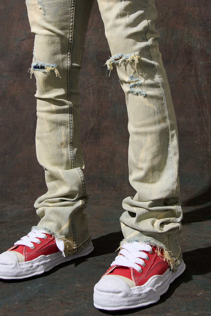 "SULFUR" Stacked Jeans