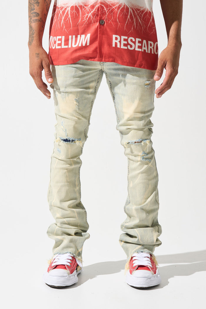 "SULFUR" Stacked Jeans