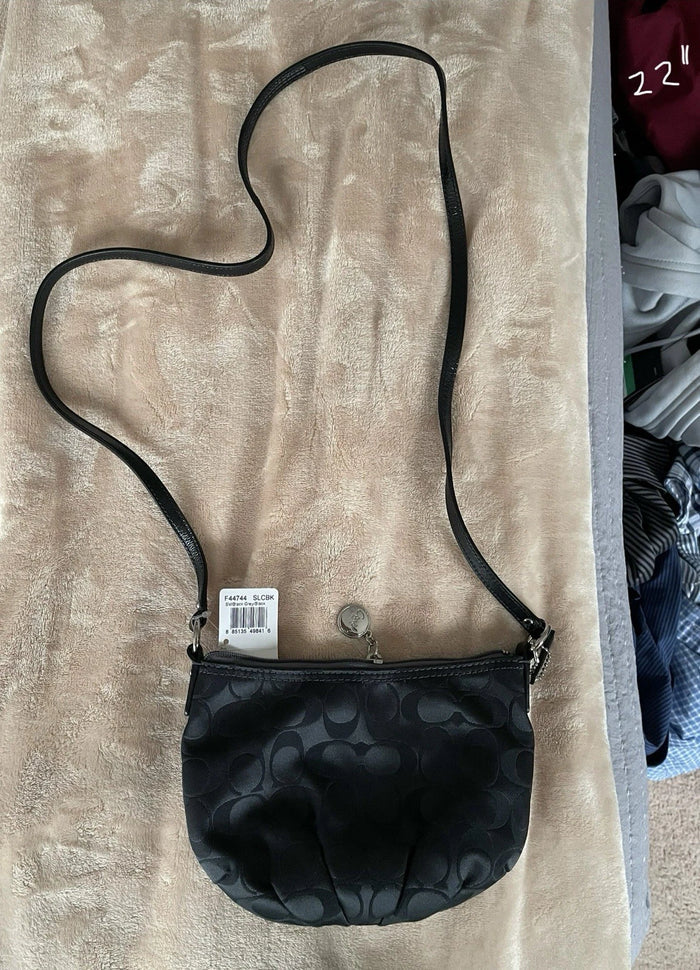 Coach Swingpack Crossbody Handbag Y2K – Signature Sateen Pleated Leather Bag, NWT