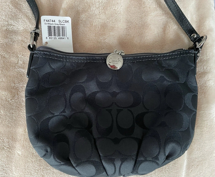 Coach Swingpack Crossbody Handbag Y2K – Signature Sateen Pleated Leather Bag, NWT