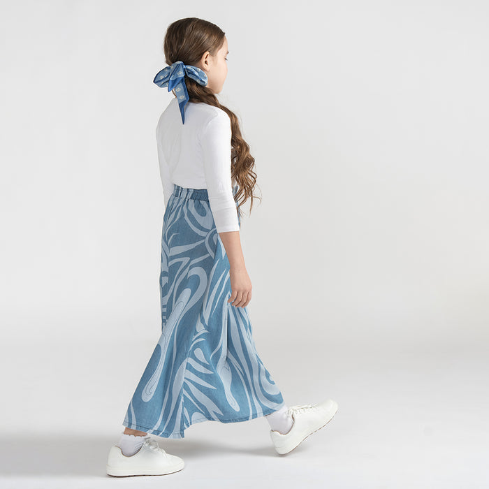 SWIRL MAXI SKIRT