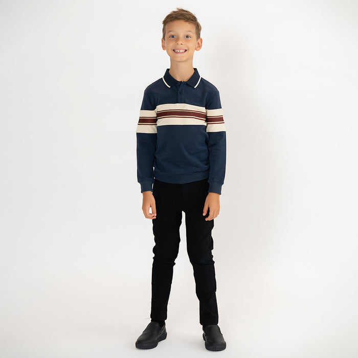TEDDY STRIPE POLO