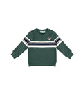 TEDDY STRIPE SWEATSHIRT