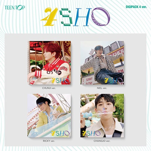 TEEN TOP 4SHO 7th Single Album - Digipack version 4 variations image