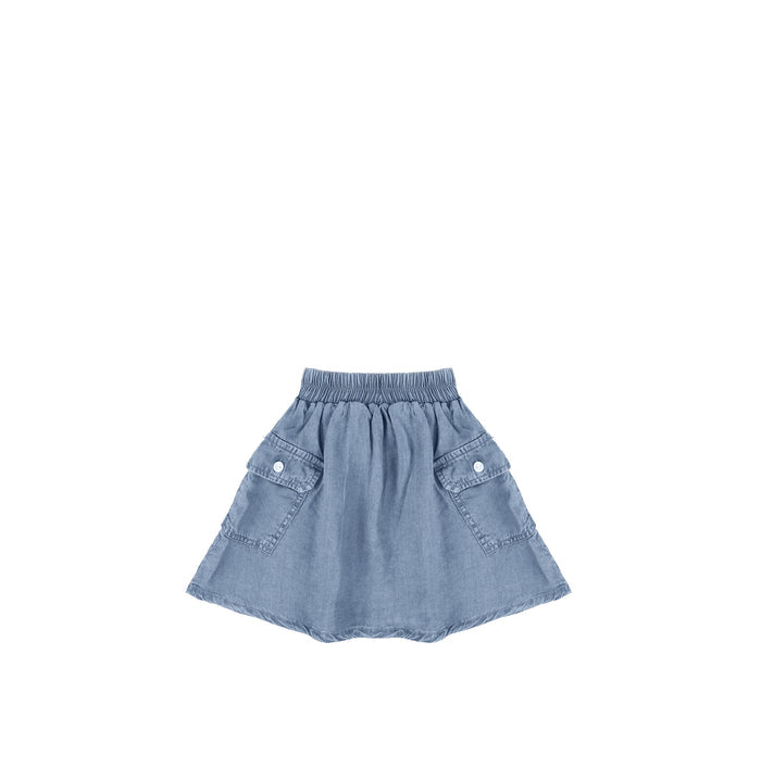 TENCEL POCKET SKIRT