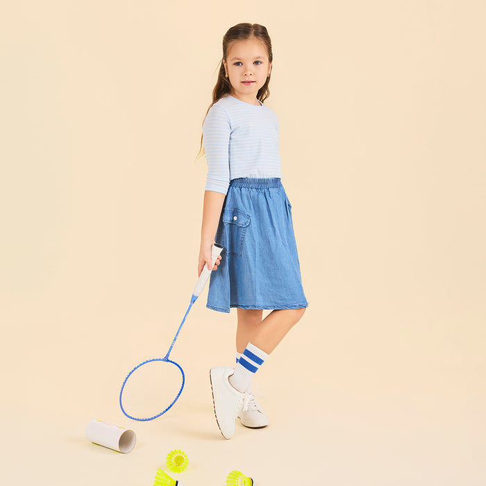 TENCEL POCKET SKIRT