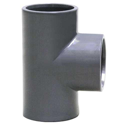Teu la 90 de grade din PVC 90 mm