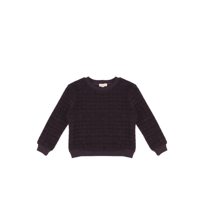 TEXTURED SWEATSHIRT