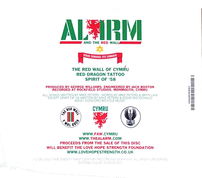 The Red Wall of Cymru - CD Single
