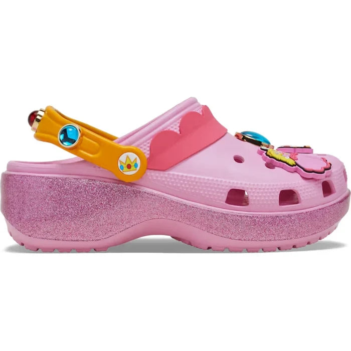 The Super Mario x Crocs Princess Peach Classic Platform Clogs 212137 Japan New - image 2