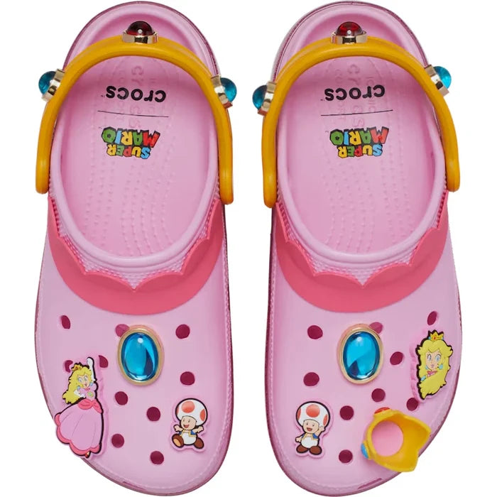 The Super Mario x Crocs Princess Peach Classic Platform Clogs 212137 Japan New - image 7