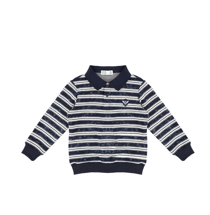 TIE DYE STRIPE POLO