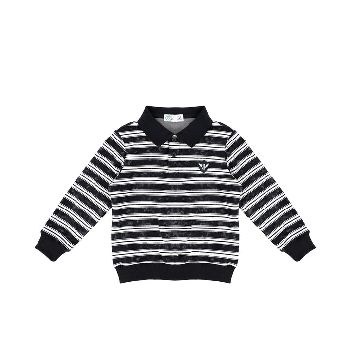 TIE DYE STRIPE POLO