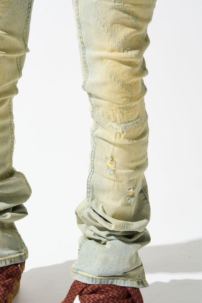 "TIERRA" Stacked Jeans