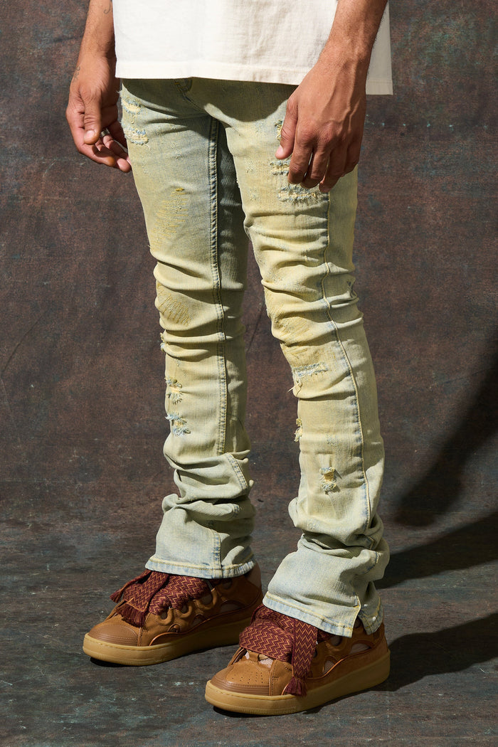 "TIERRA" Stacked Jeans