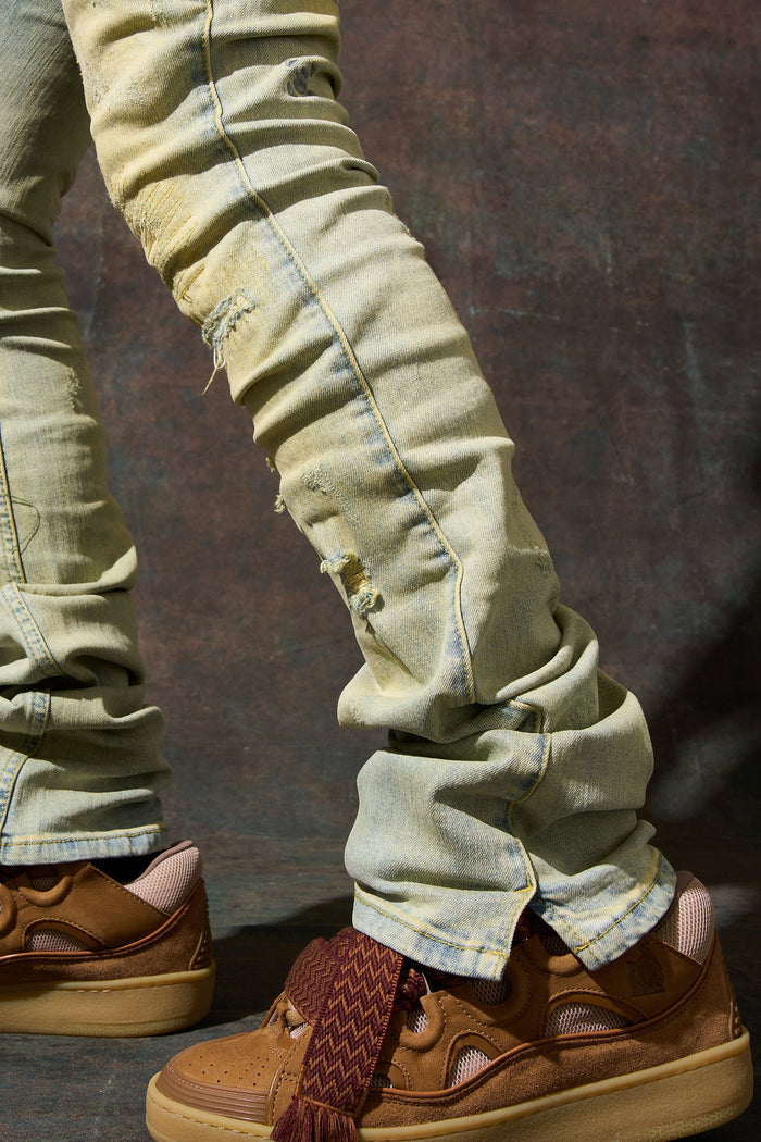"TIERRA" Stacked Jeans
