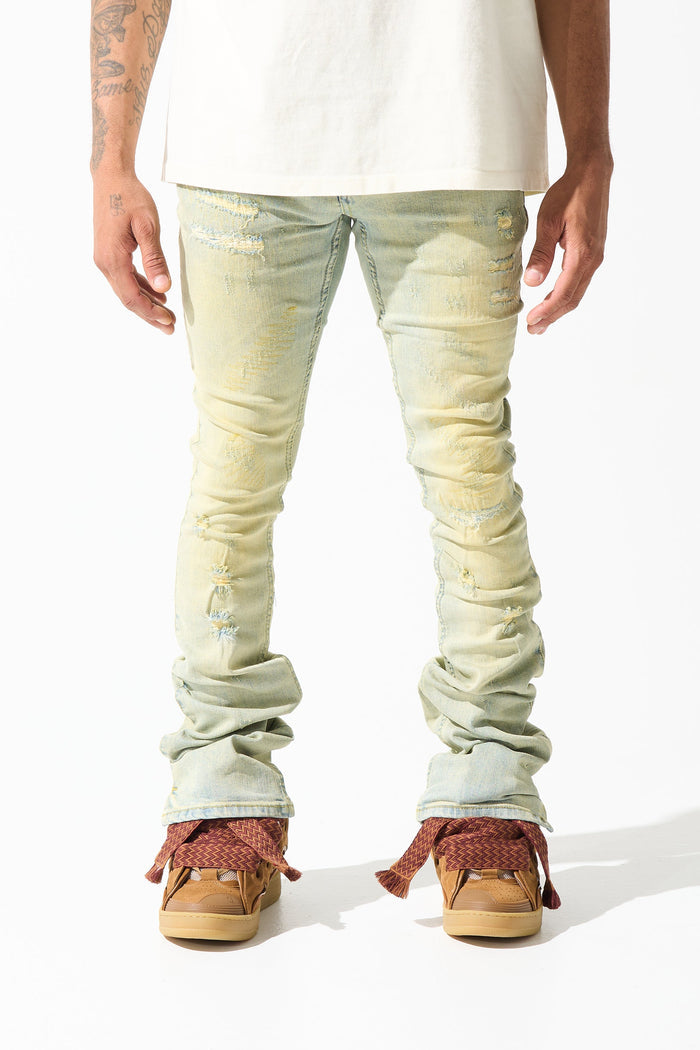 "TIERRA" Stacked Jeans