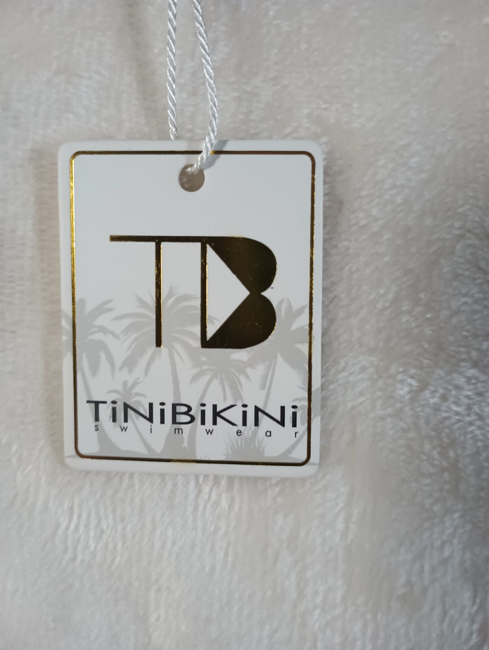 Tini Bikini Swimwear Women's Small Black Swim Top Nylon Spandex Fast Ship