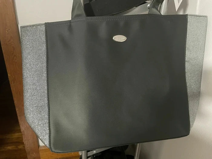 Coach Tote Bag Gray with Shimmering Side Panels – Women's Shopping & Travel Handbag, NWT