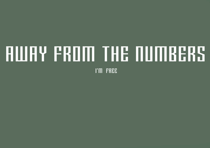 Transformation T-Shirt Collection - Away From The Numbers