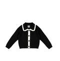 TRIM COLLAR CARDIGAN