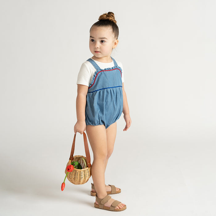 TRIMMED ROMPER