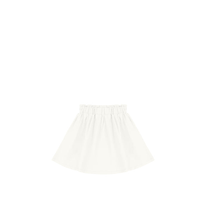 TWILL PAPERBAG WAIST SKIRT