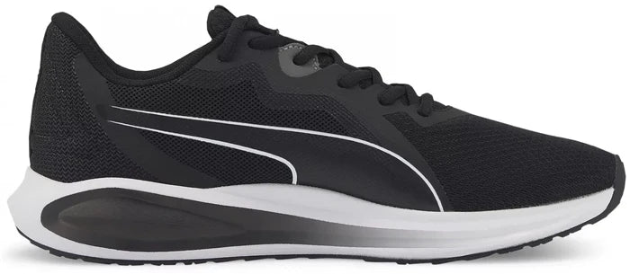 PUMA Twitch Runner Men's Running Shoes Black White – 376289-01 Sneakers