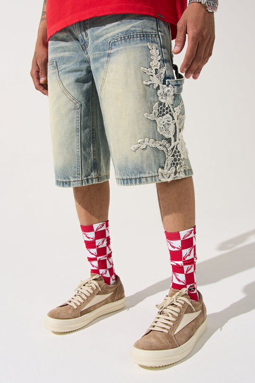 "UNI" Denim Shorts