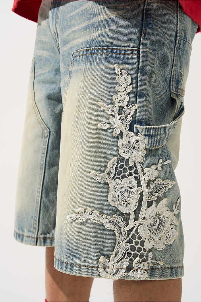 "UNI" Denim Shorts