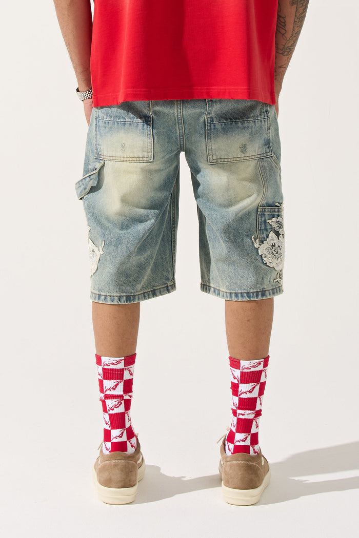 "UNI" Denim Shorts
