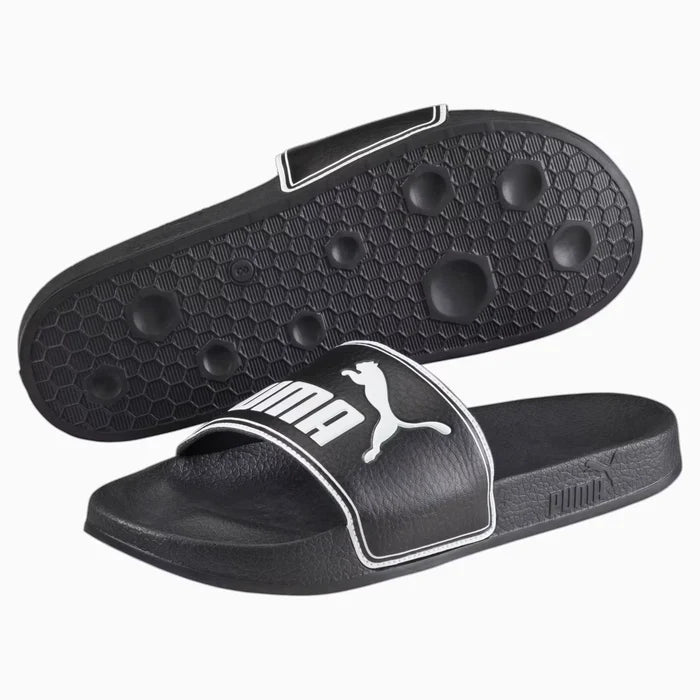 Puma Unisex Leadcat Slide Sandals Black White Size 5UK New Box 360263 01 - image 1