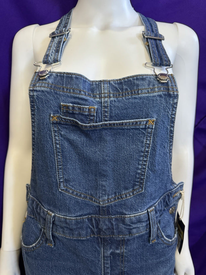 Universal Thread Women's Denim Overalls Sleeveless Skinny Leg Jumpsuits