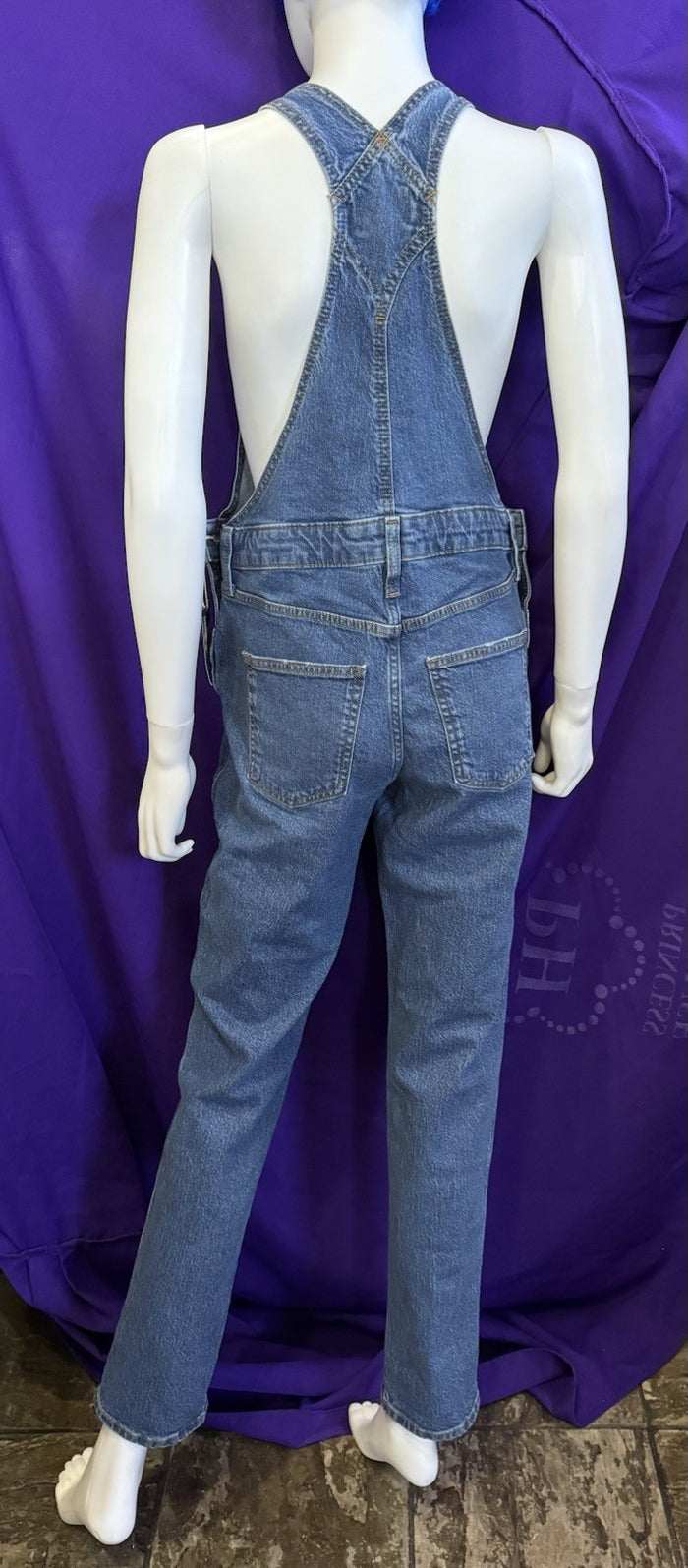 Universal Thread Women's Denim Overalls Sleeveless Skinny Leg Jumpsuits