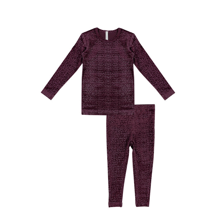 VELOUR LEOPARD PAJAMAS