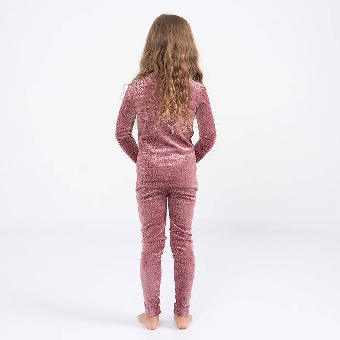 VELOUR LEOPARD PAJAMAS