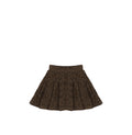 VELOUR LEOPARD SKIRT
