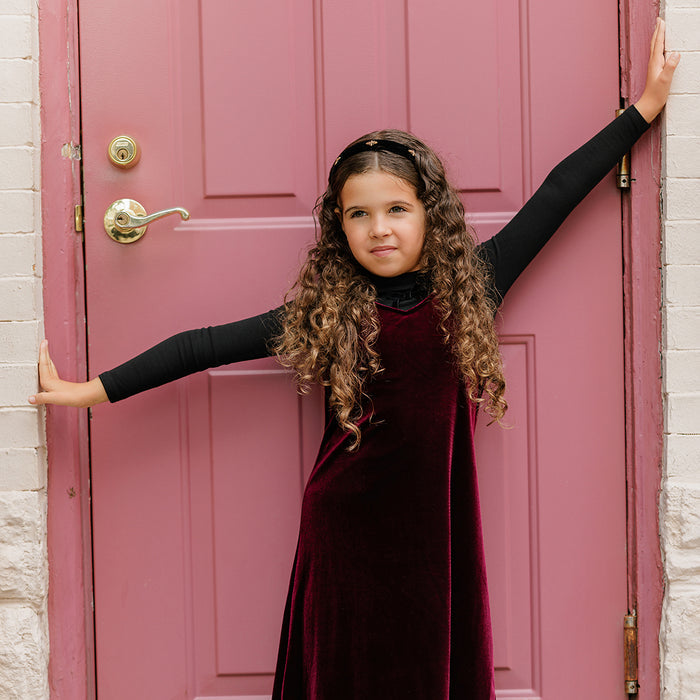 VELOUR MAXI JUMPER