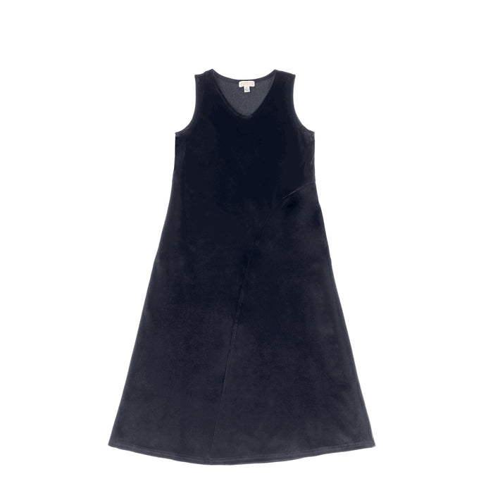 VELOUR SEAM MAXI JUMPER