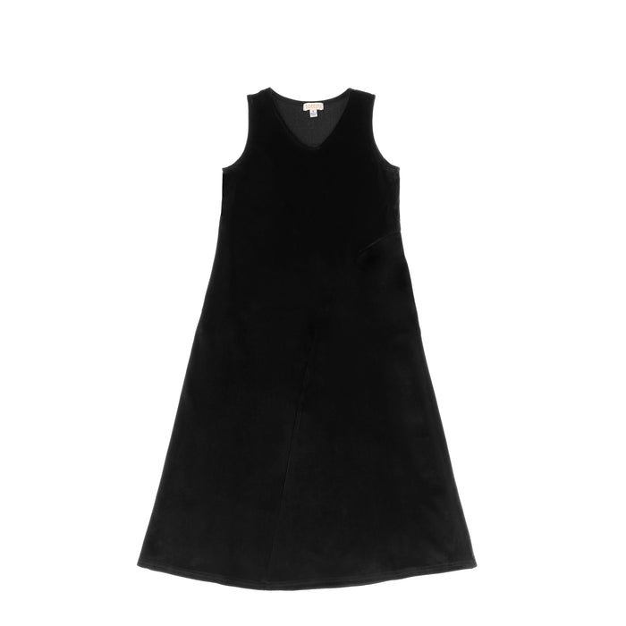 VELOUR SEAM MAXI JUMPER