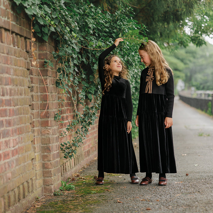 VELOUR SEAM MAXI