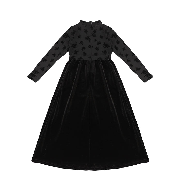 VELOUR SPLATTER OVERLAY MAXI