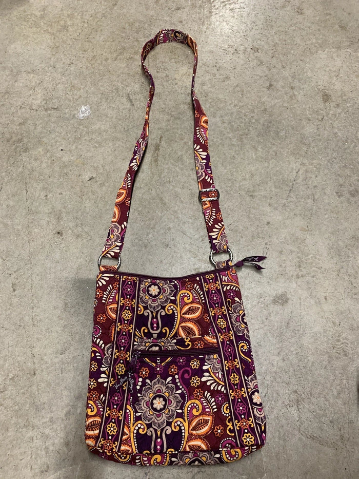 Vera Bradley Multicolor Tote Bag – Women's Designer Purse Handbag with Zipper & Adjustable Strap