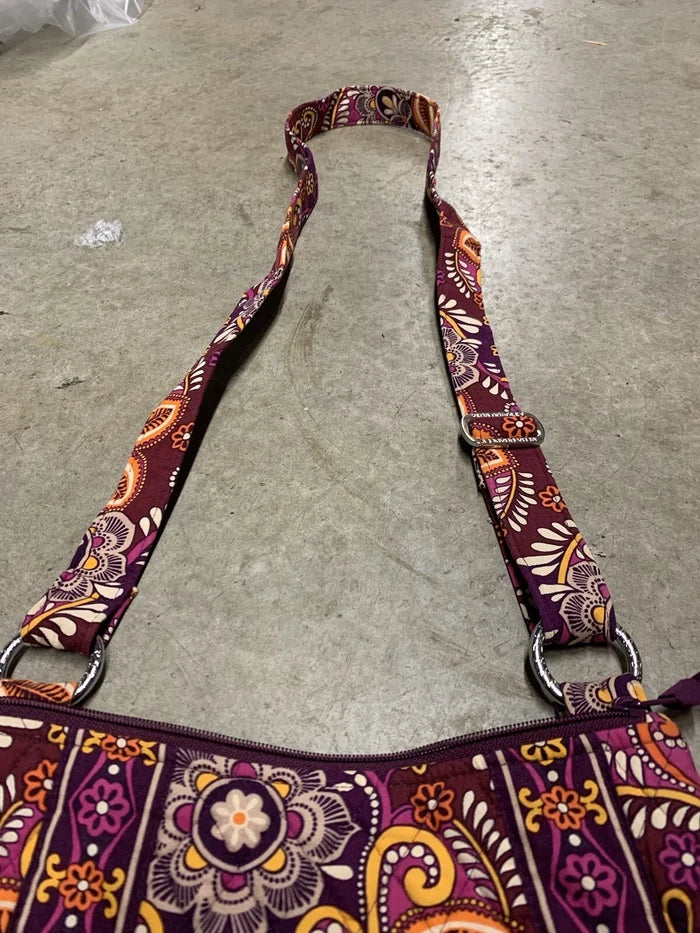 Vera Bradley Multicolor Tote Bag – Women's Designer Purse Handbag with Zipper & Adjustable Strap