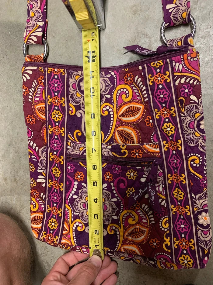 Vera Bradley Multicolor Tote Bag – Women's Designer Purse Handbag with Zipper & Adjustable Strap