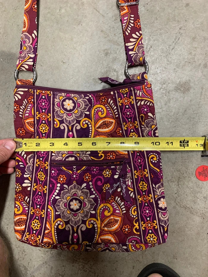 Vera Bradley Multicolor Tote Bag – Women's Designer Purse Handbag with Zipper & Adjustable Strap