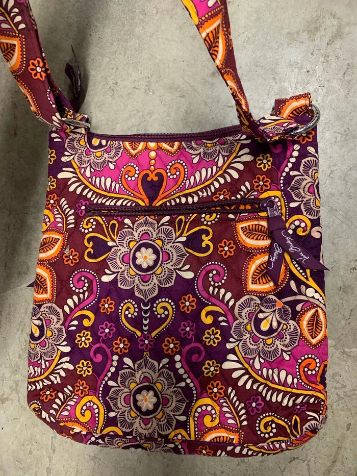 Vera Bradley Multicolor Tote Bag – Women's Designer Purse Handbag with Zipper & Adjustable Strap