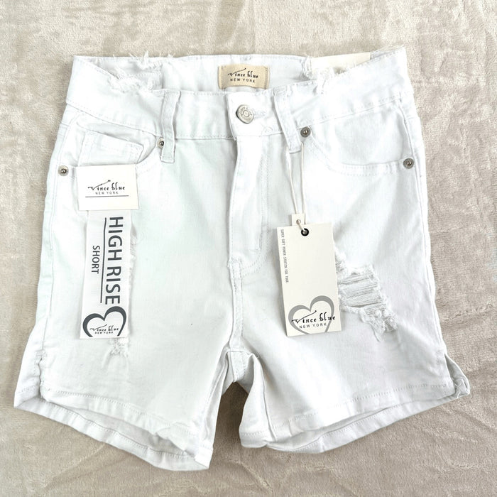 Vince Blue Jean Shorts Women’s 3 White High Rise