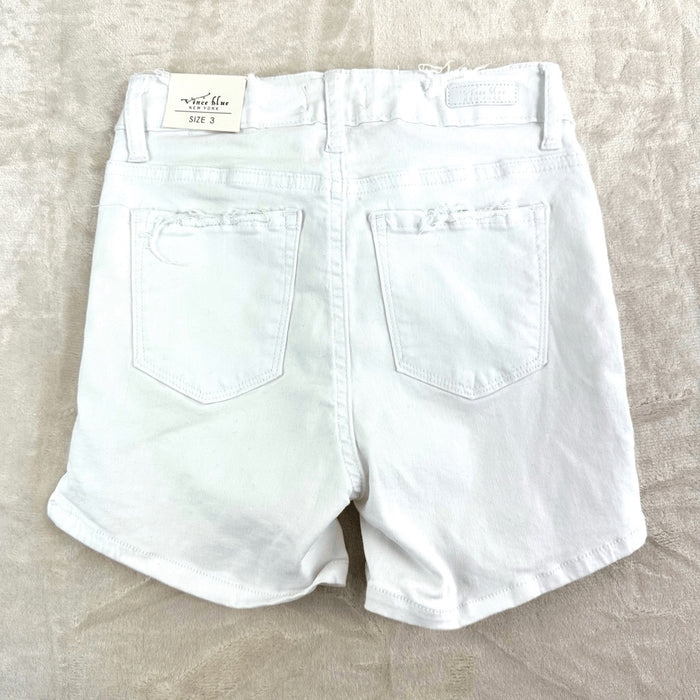 Vince Blue Jean Shorts Women’s 3 White High Rise