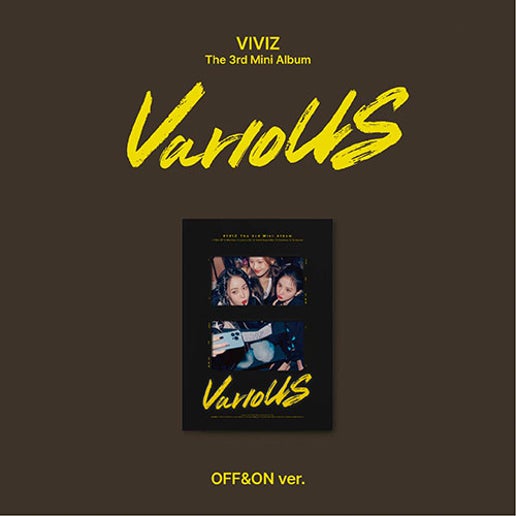 VIVIZ VarioUS 3rd Mini Album - OFF&ON version cover and packaging image